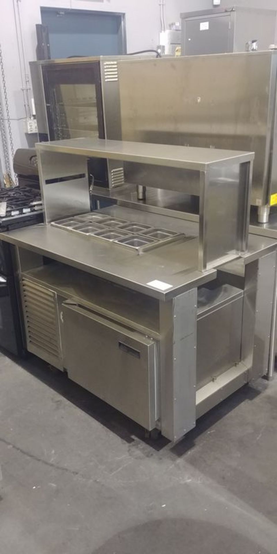 Custom Built 48" Refrigerated Pack Table