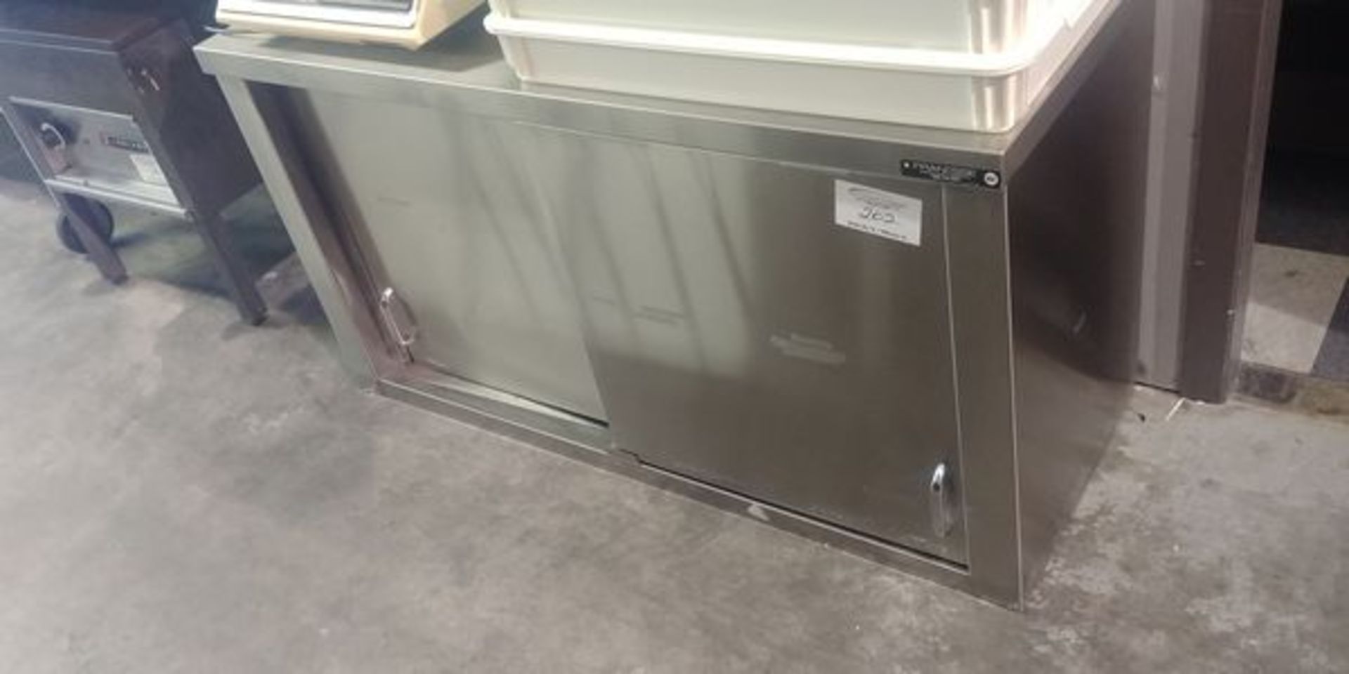 4 ft Wall Mount Stainless Steel Cabinet ( to match lots 137 or 146 )