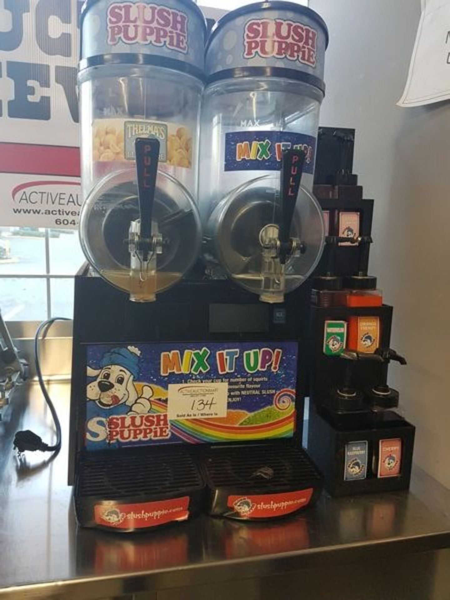 Slush Puppie Slush Machine with Flavor Dispenser