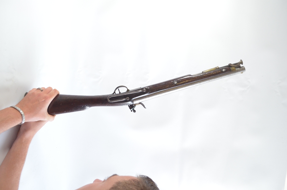 A Tower flintlock saddle ring carbine musket, - Image 2 of 2