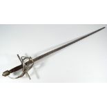 A home-made sword,