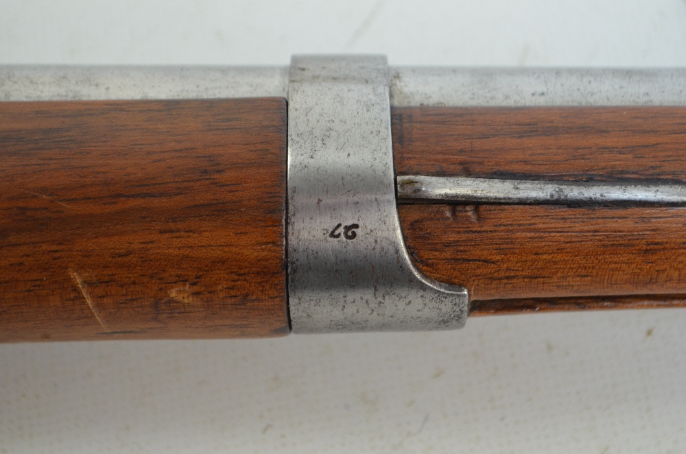 An early 19th century highly polished French flintlock 3-band musket, - Image 5 of 7