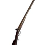 A percussion cap muzzle loading cape rifle by Conway,