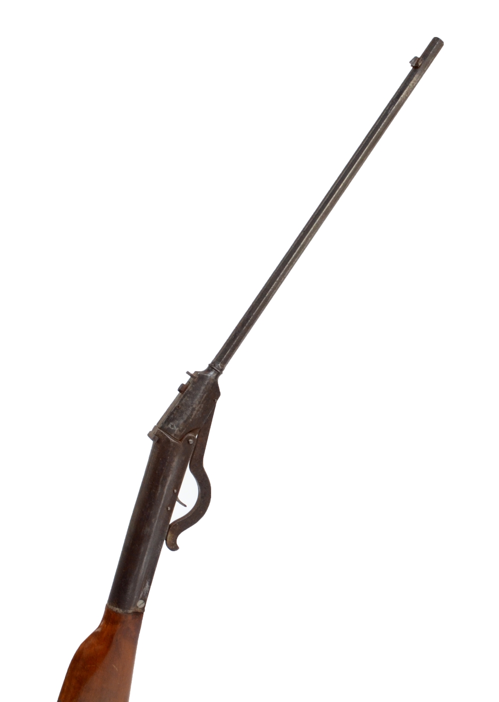 A .22 break barrel air rifle, length 89cm.