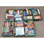 A large quantity of books, mixed subject matter (seven boxes).