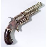 A five shot rimfire revolver, the barrel stamped 'No.