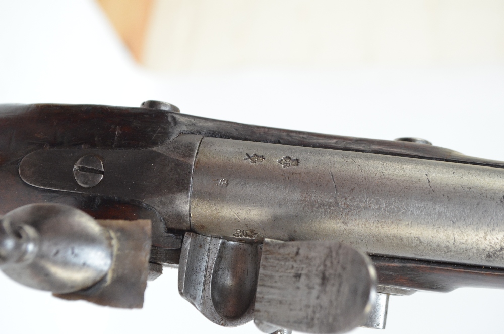 A Tower flintlock rifle, lock plate stamped 'Tower' with 'GR' below crown cipher, - Image 2 of 9