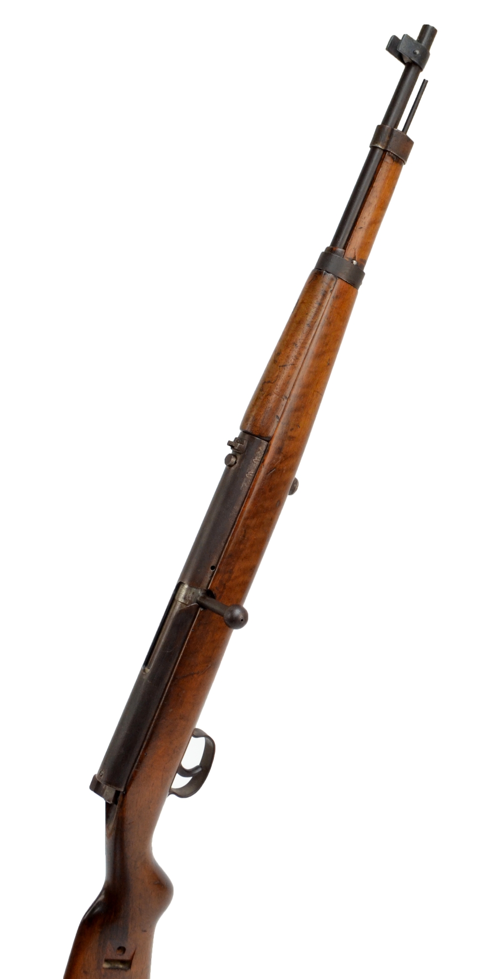 Augmenz Suhl Olympia Mod.36; a .22 bolt action air rifle, length 98cm.