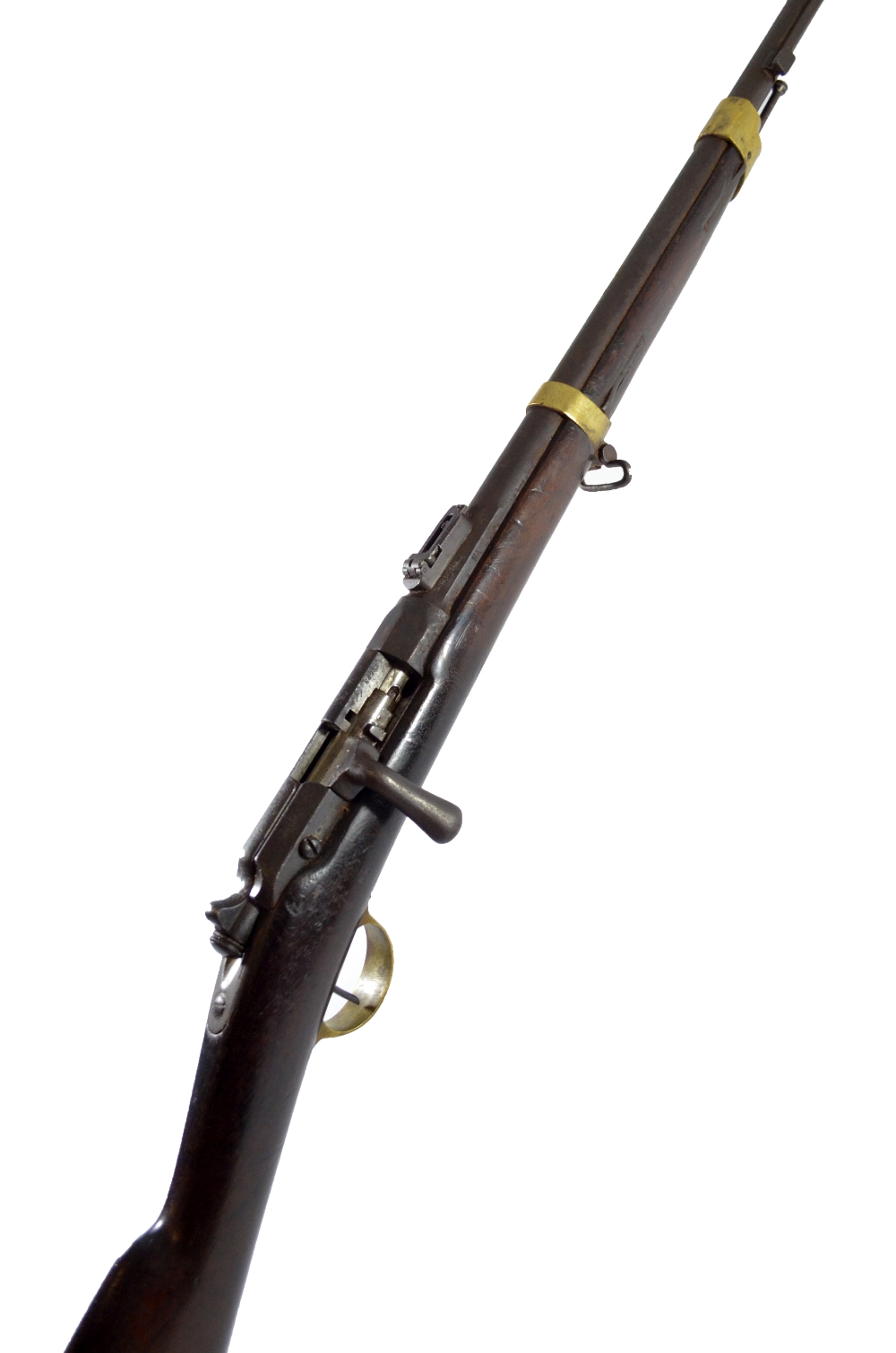A French Gras M80 bolt action 2-band carbine rifle,
