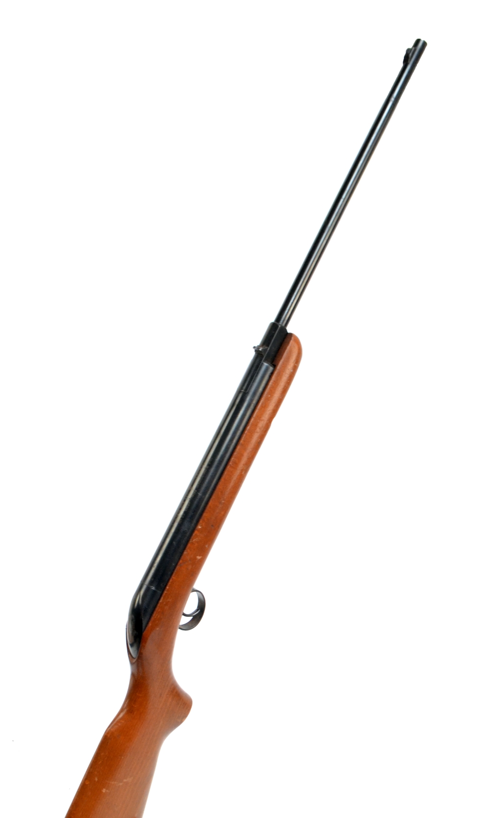 A BSA .22 under lever tap-loading air rifle, length 115cm.