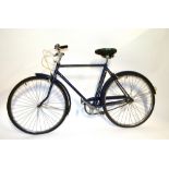 A vintage Raleigh Wayfairer navy painted bicycle.