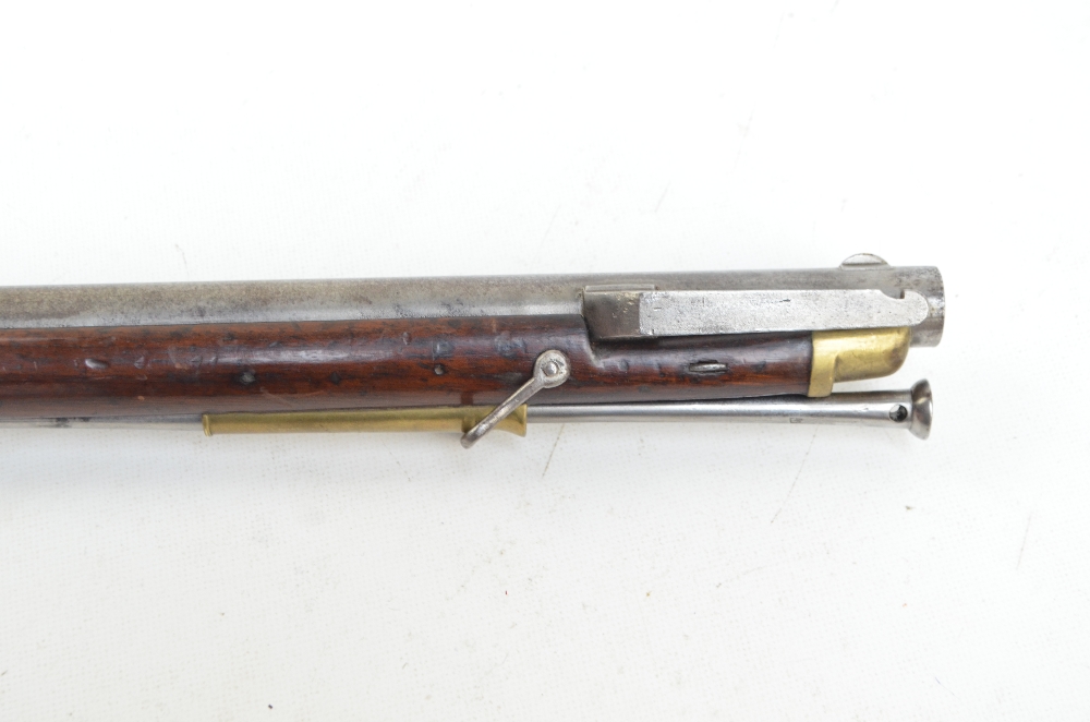 A Tower flintlock rifle, lock plate stamped 'Tower' with 'GR' below crown cipher, - Image 6 of 9