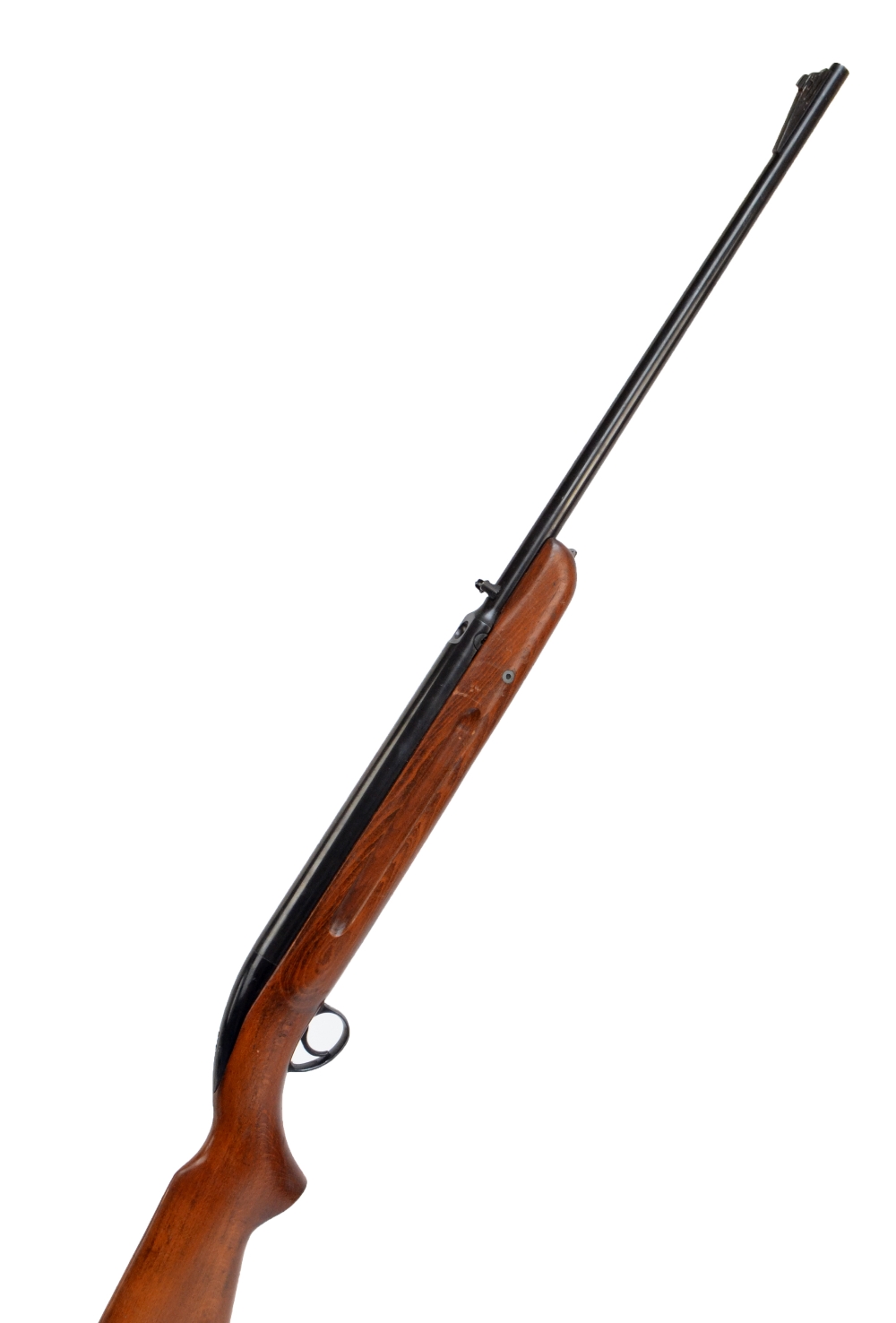 A BSA Airsporter .22 under lever tap-loading air rifle, length 113cm.