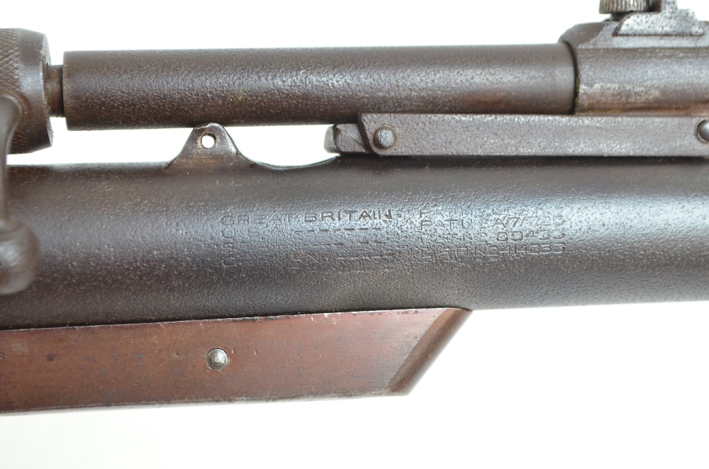 A Webley & Scott service air rifle mkII .22 break barrel air rifle, length 106cm (barrel pitted). - Image 2 of 3