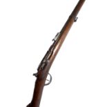 A French Gras 1866 patent M80 bolt action 2-band rifle inscribed 'Cahen-Lyon et Sie MLE1866' with