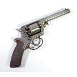 TRANTER; a patent percussion cap five shot revolver, the frame and barrel stamped 'Blanch & Son,