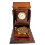 BREQUET; an exceptionally rare mahogany cased telegraph transmitter and receiver,