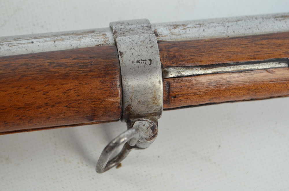An early 19th century highly polished French flintlock 3-band musket, - Image 6 of 7
