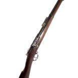 A Gewehr 71/84 3-band bolt action rifle, the action stamped '1888', also 'Spandau' beneath a crown,