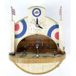 A Bradford Exchange limited edition Lancaster Dam Busters sculpted wall clock, numbered 0237/4999,