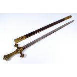 A late 19th century bandsman's sword,