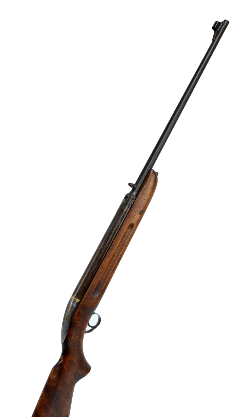 A BSA Airsporter .22 under lever tap-loading air rifle, length 101cm.