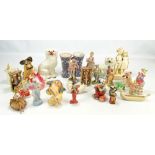 A mixed lot of ceramics to include a Beswick plaque modelled as a Native American Chief numbered