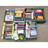 A large quantity of books, mixed subject matter (seven boxes).
