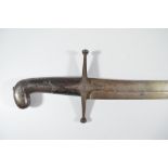 A mid-19th century 60th Regiment band sword, with steel pommel,