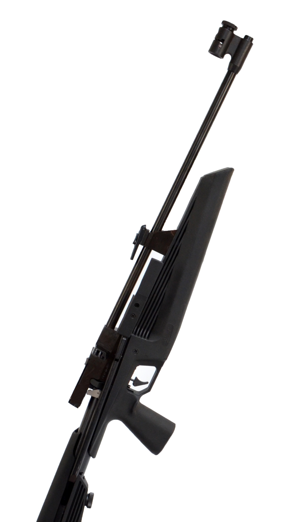 A Baikal .177 side lever air rifle, length 81cm.