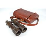 A cased pair of Carl Zeiss Noctar military issued binoculars, no.