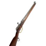 A Dreyse M/57 needle gun carbine rifle, stamped '1859',
