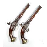 A fine pair of quality flintlock pistols,