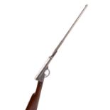 A 19th century Quackenbush model 1 air rifle, length 91cm.