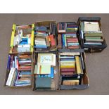 A large quantity of books, mixed subject matter (seven boxes).