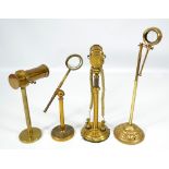 Two brass scientific instruments, one stamped 'Elliott Bros, London No.