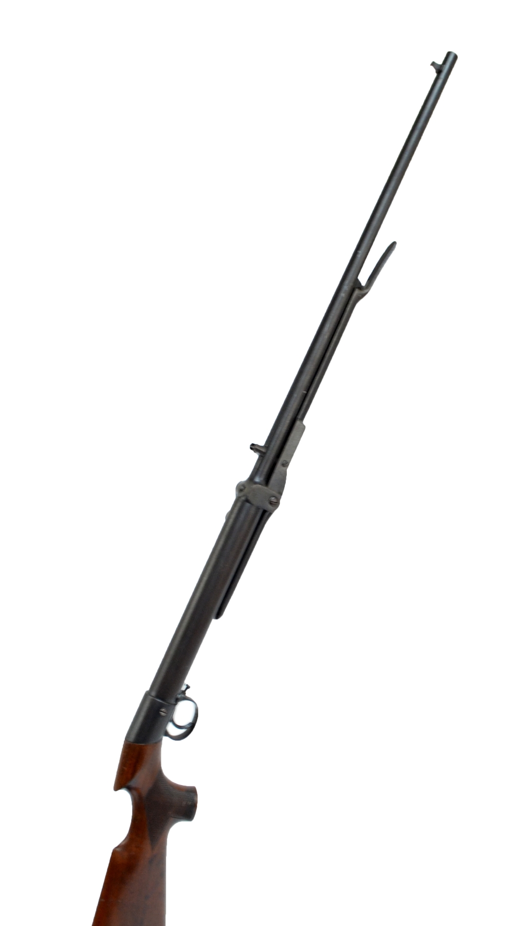 A BSA .177 under lever tap-loading air rifle, length 110cm.