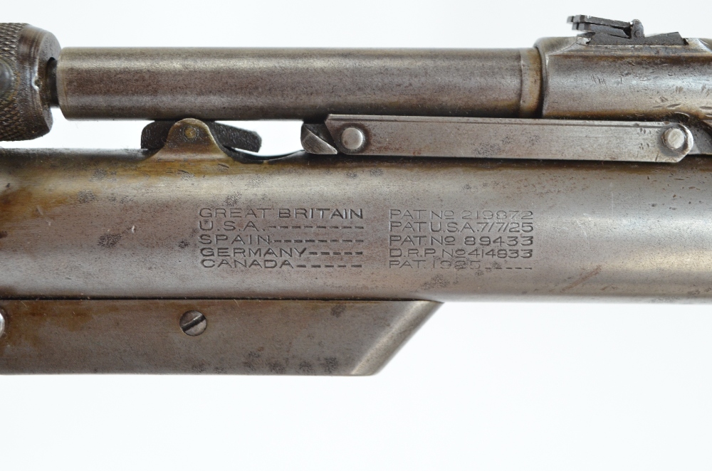 A Webley service air rifle mkII .22 break barrel air rifle, length 107cm, SN:S1282. - Image 2 of 4