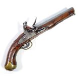 A fine flintlock pistol by the East India Trading Company,