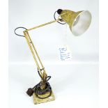 HERBERT TERRY; an original mid-20th century marbled Anglepoise lamp.