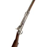 A Snider action 2-band rifle,
