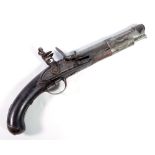 A French flintlock pistol,