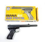 A boxed Diana G2 Gat type air pistol.