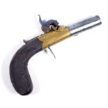 A small percussion cap muff pistol,