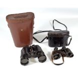 CARL ZEISS JENA; a pair of Binoctar 7x50 cased binoculars, no.