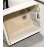 An Armitage Shanks white butler's sink, 60 x 46cm.