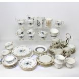 A mixed lot of teaware to include Royal Doulton, Wedgwood, Shelley etc.