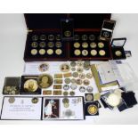 A quantity of cased proof coins with certificates to include 'The Queen's 88th Birthday Solid Gold