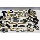A quantity of ladies' and gentlemen's wristwatches to include a Liverpool Supporters' Club watch,