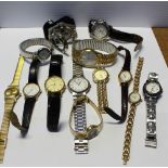 A quantity of ladies' and gentlemen's fashion wristwatches to include Rotary, Sekonda, Addidas,